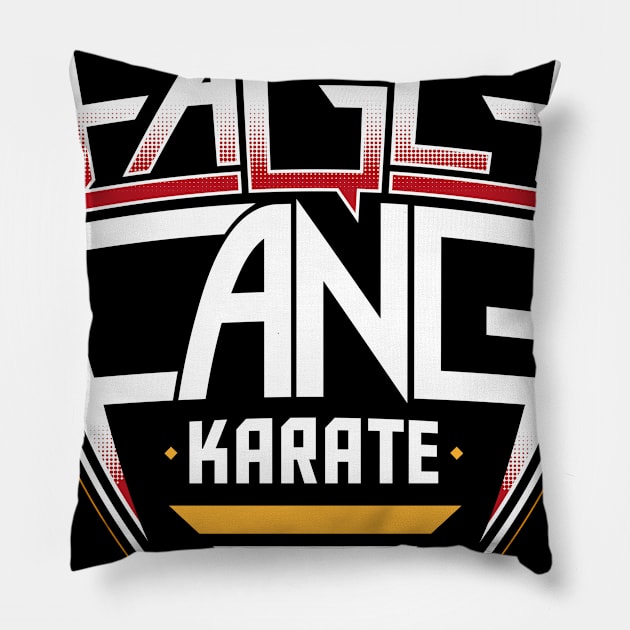 Eagle Fang Karate - Bite Like An Eagle Pillow by RetroReview