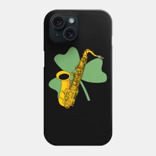 Shamrock Saxophone Phone Case