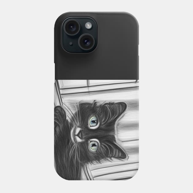 Purrfectly Cozy Kitty Phone Case by soubamagic