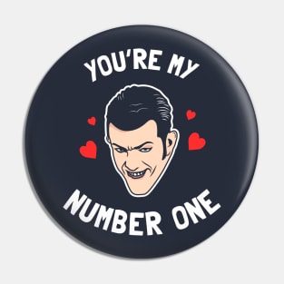 You're My Number One Robbie Rotten Valentine Pin