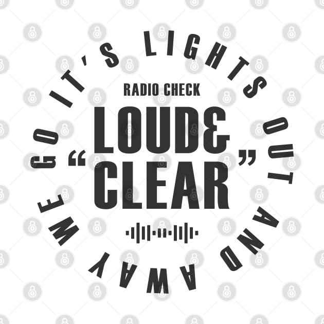 "Radio Check, Loud and Clear" F1 Design by DavidSpeedDesign