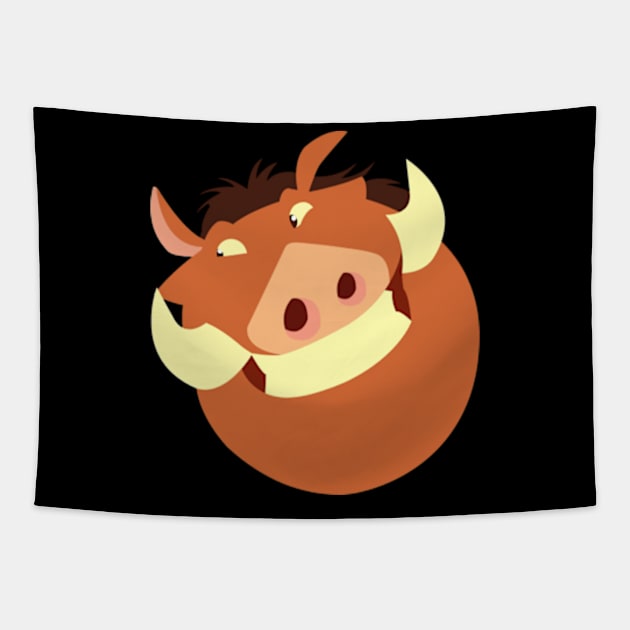 Pumbaa Tapestry by LuisP96