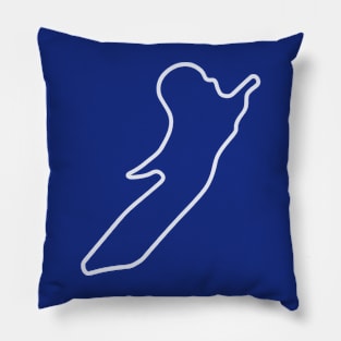 Pau Circuit [outline] Pillow
