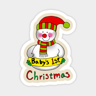 baby's 1st Christmas Magnet