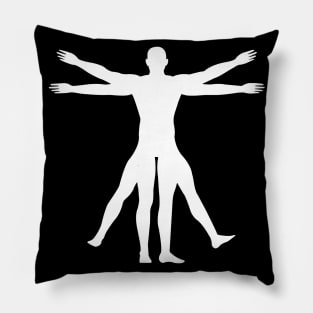 vitruvian man Pillow