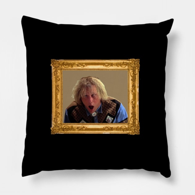 Harry on the toilet is art Pillow by BodinStreet