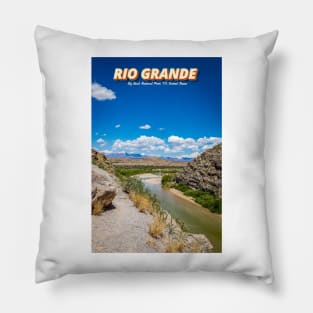 Rio Grande at Big Bend Pillow