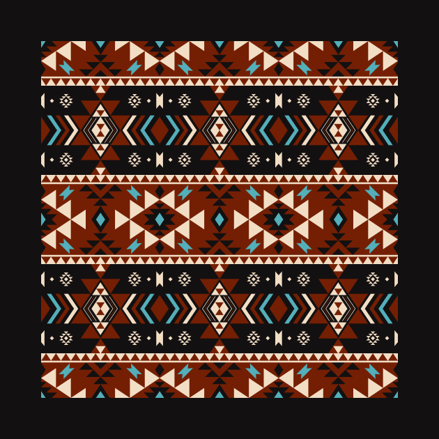 Southwest aztec pattern by PaepaeEthnicDesign