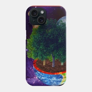 Tree In Space Phone Case