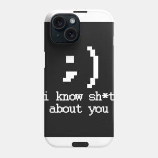 Phone Blackmail (white) Phone Case