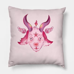 Cute Strawberry Baphomet Pillow