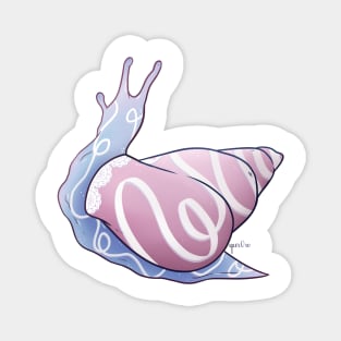 Bigender Pride Snail Magnet