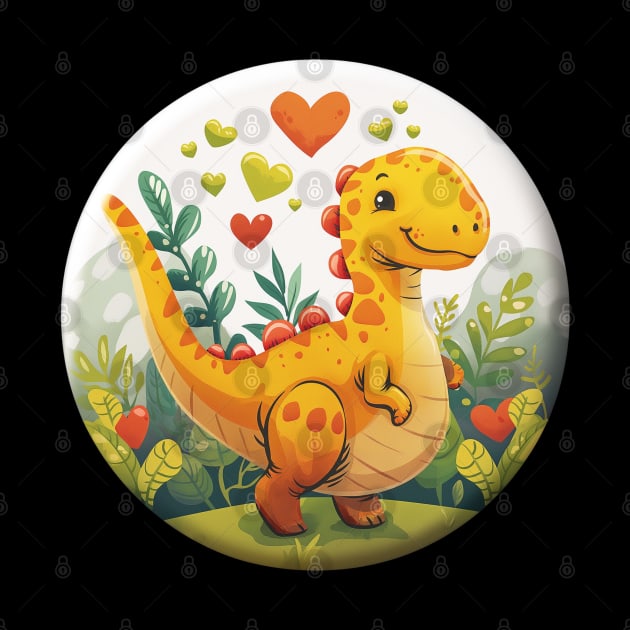 Cute  Dino Dinosaur Love Design by Mary_Momerwids