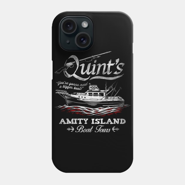 Quint's Boat Tours Phone Case by CoDDesigns