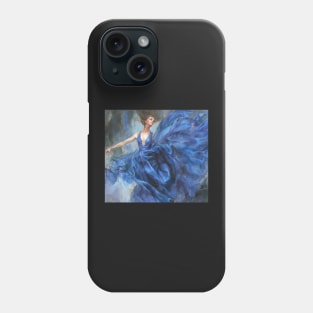 Blue dancer Phone Case