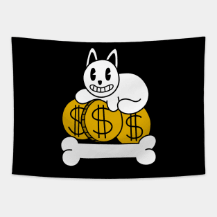 Pirate Cat's Riches Tapestry