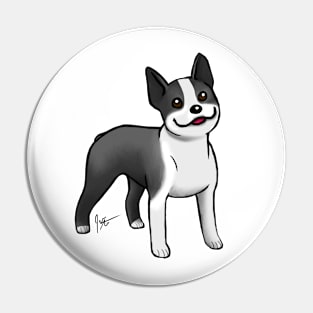 Dog - Boston Terrier - Black Pin