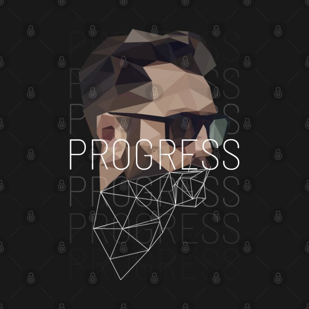 Progress Collection - Low Poly Portrait n°2 by Biagiode-kd