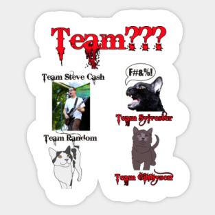 Steve Talking Kitty Cat Stickers Teepublic Au