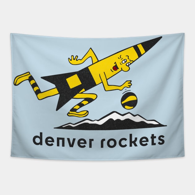 Defunct Denver Rockets Basketball 1973 Tapestry by LocalZonly