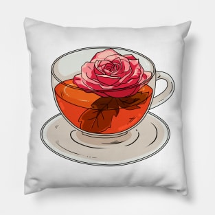 Rose tea Pillow