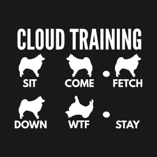 American Eskimo Dog Training Cloud Spitz Tricks T-Shirt