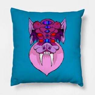 Gargoyle Head Pillow