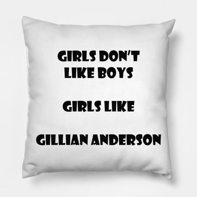 Girls Like Gillian Pillow by clm13