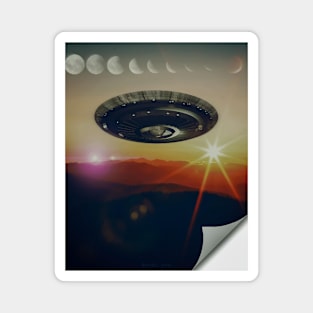 UFO Sign Magnet