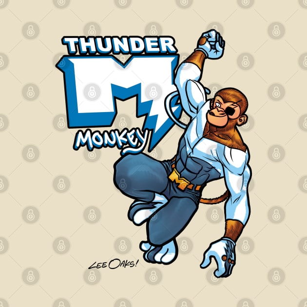 Thunder Monkey comic book style with logo. by Thunder Monkey