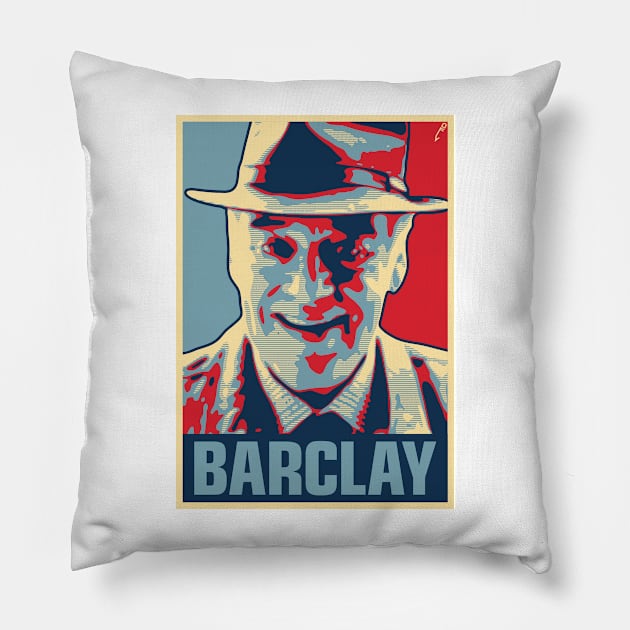 Barclay - Barclay Beg-Chetwynde - BBC Ghosts Pillow by DAFTFISH