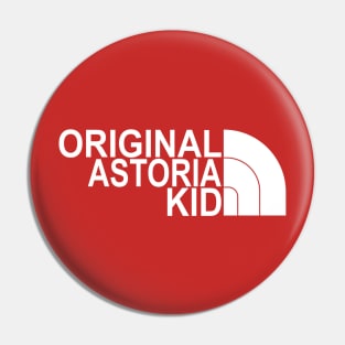 Original Astoria Kid...Face `\('~')/` Pin