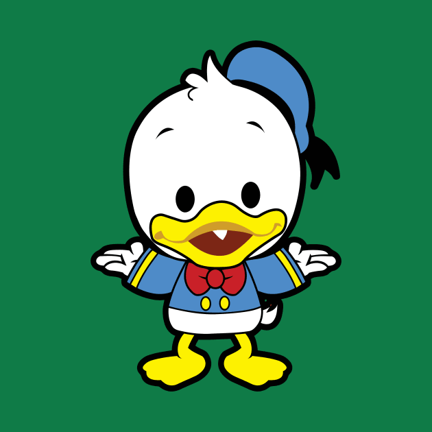 Cute Donald Duck Chibi by untitleddada