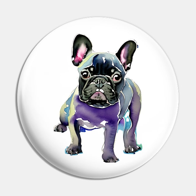 Watercolorful Frenchy Pin by Artistry23