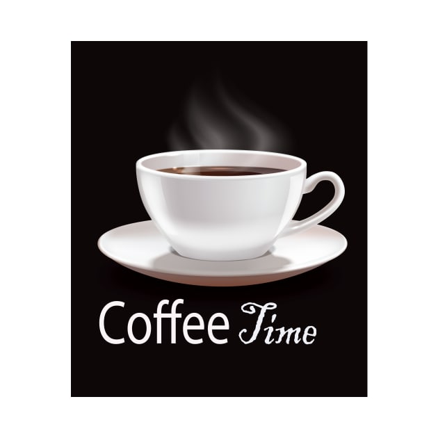 Coffee Time Funny Momment by Creative Design for t-shirt