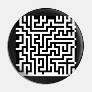 Labyrinth Pattern Pin