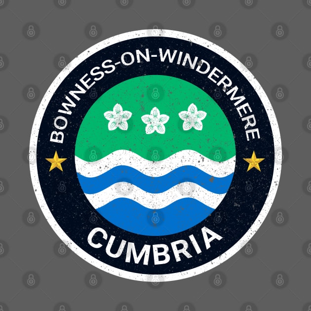 Bowness-on-Windermere - Cumbria Flag by CumbriaGuru