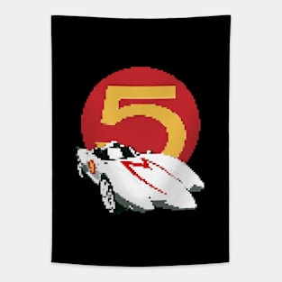 Mach 5 Pixel Tapestry