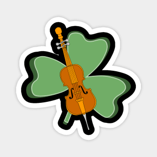 Shamrock Cello Magnet