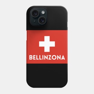 Bellinzona City in Swiss Flag Phone Case