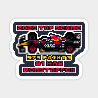 Max Verstappen '23 Champ Old School Magnet