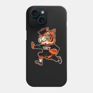 Cincinnati Reimagined Vintage Fighting Mascot Phone Case