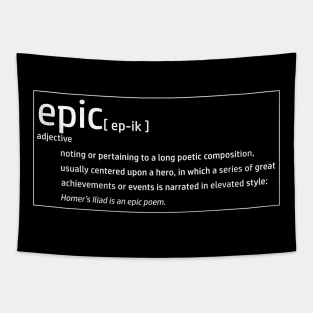 Epic Definition - Poetic Poetry Fantasy Adventure Imagination Tapestry