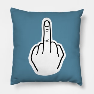 Middle finger Pillow