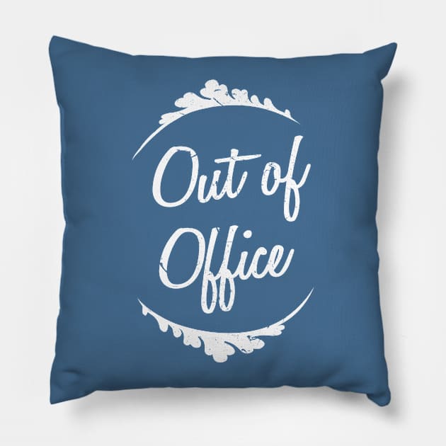 Out of Office Pillow by pixelstampede