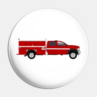 Quick Attack Fire Truck Red Pin