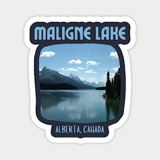 Maligne Lake Alberta Canada Magnet