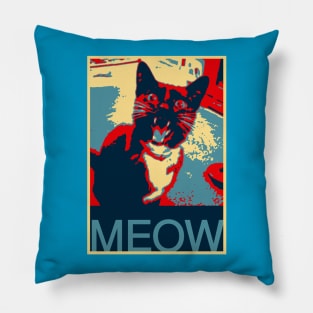 Chubbs Obama Poster Pillow