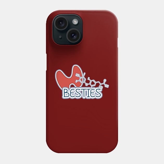 Thyroid Levothyroxine Besties Phone Case by AMHKorni