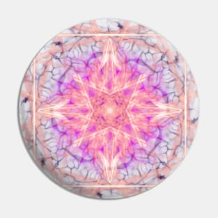 Pink Mandala Sacred geometry heart chakra Pin